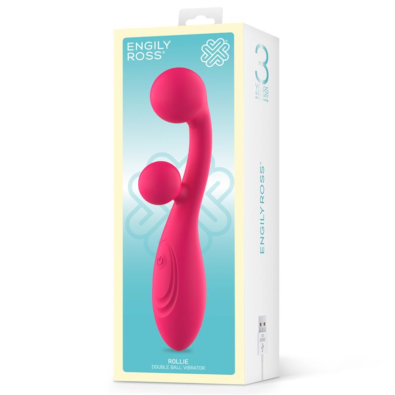 Vibrador curvo de doble bola Rollie