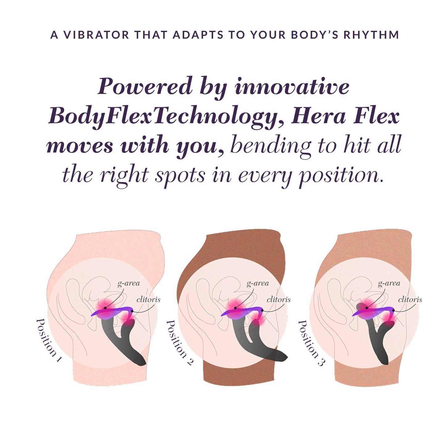 Hera Flex Rabbit Vibrator with Dual Stimulation