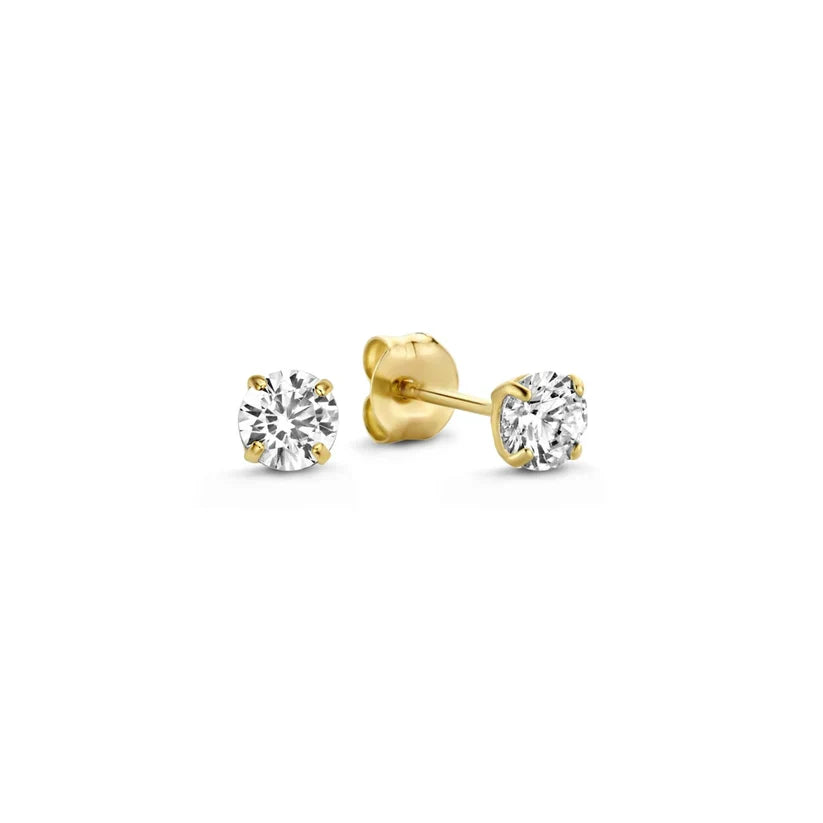 Set de Pendientes Larmes de Lune Stone | Oro