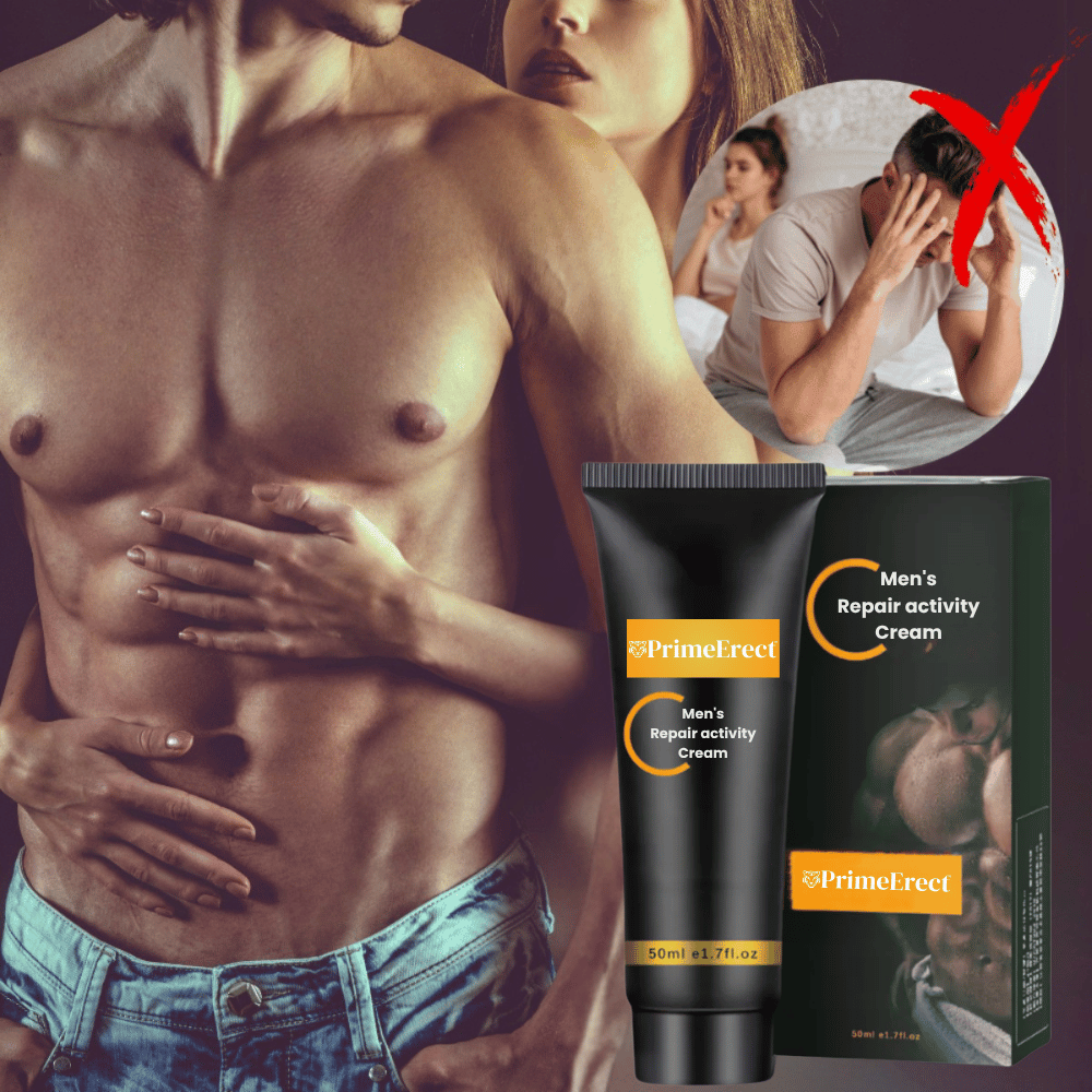 PrimeErect™ Creme Masculino | Mais Firmeza, Mais Duração