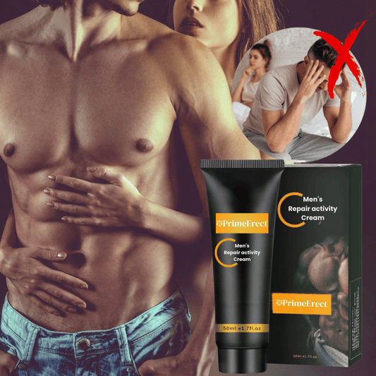 PrimeErect™ Creme Masculino | Mais Firmeza, Mais Duração